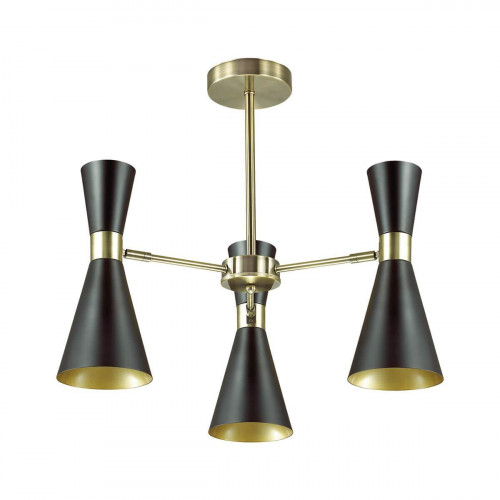 потолочная люстра lumion quinn 3662/3c черная в Ижевске