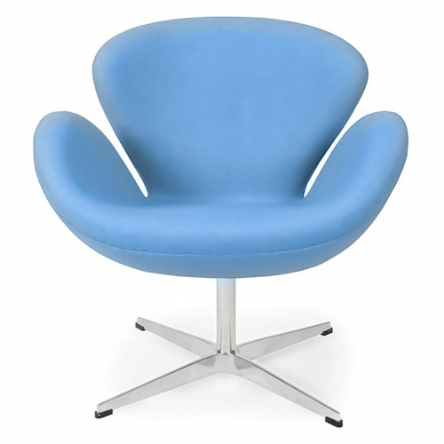 кресло swan chair голубое в Ижевске