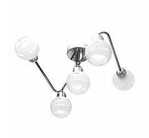 потолочная люстра idlamp agostina 361/5a-whitechrome в Ижевске