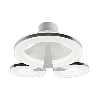 потолочный светодиодный светильник idlamp jenevra 397/3pf-ledwhitechrome в Ижевске