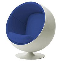 детское кресло eero ball chair бело-синее в Ижевске