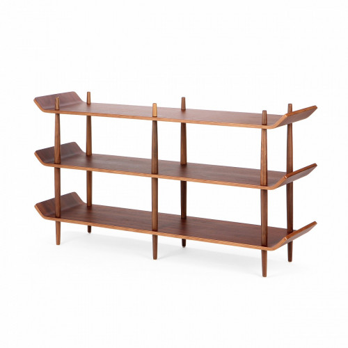 стеллаж bentwood двойной темно-коричневый в Ижевске
