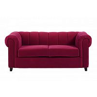 диван kartell прямой двухместный темно-розовый в Ижевске