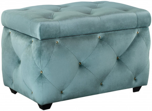 сундук leset classic-е64 велюр yd-25b бирюзовый/ножки пластик в Ижевске