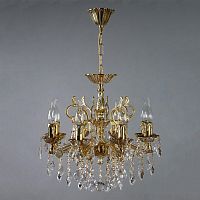 подвесная люстра ambiente leon 2128/8 wp new leaf в Ижевске