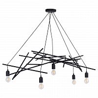 дизайнерская подвесная люстра spot light glenn 9222504 черная в Ижевске