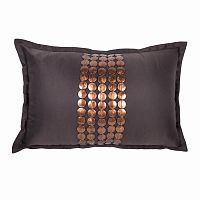 декоративная подушка handwork exclusive прямоугольная коричневая в Ижевске