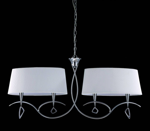 подвесная люстра mantra mara chrome - white 1642 в Ижевске