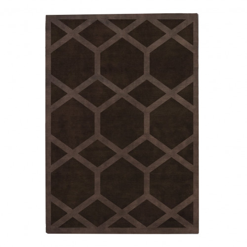 ковер ashton cocoa coffe 120x170 коричневый в Ижевске