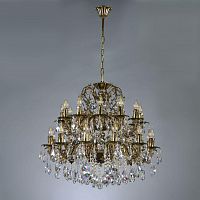 подвесная люстра ambiente granada 2118/12+12 pb tear drop бронза в Ижевске