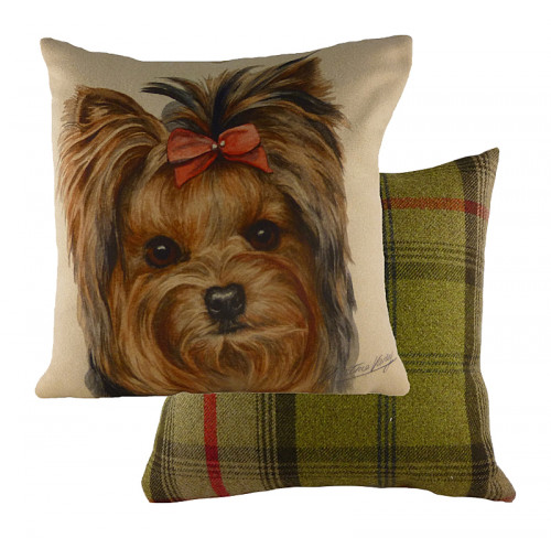 подушка с принтом waggydogs yorkie в Ижевске