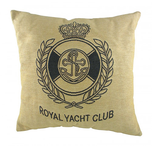 подушка с гербом королевского royal yacht club в Ижевске