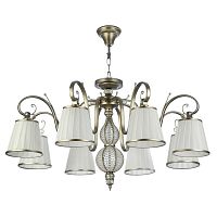 подвесная люстра maytoni brezza arm002-08-ng белая в Ижевске