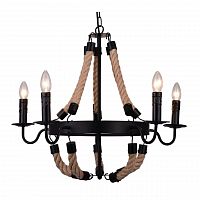 подвесная люстра arte lamp marsiglia a8956lm-5bk в Ижевске