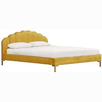 кровать двуспальная 180x200 желтая isabella platform в Ижевске