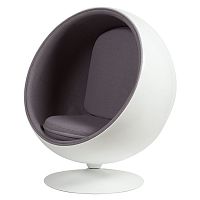 кресло eero ball chair серое в Ижевске