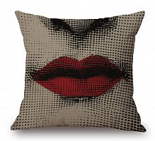 подушка с портретом лины пьеро форназетти red lips в Ижевске