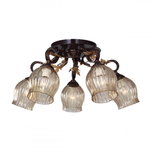 потолочная люстра idlamp brauni 474/5pf-blackpatina в Ижевске