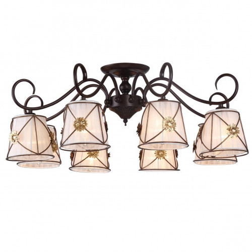 потолочная люстра arte lamp 72 a5495pl-8br в Ижевске