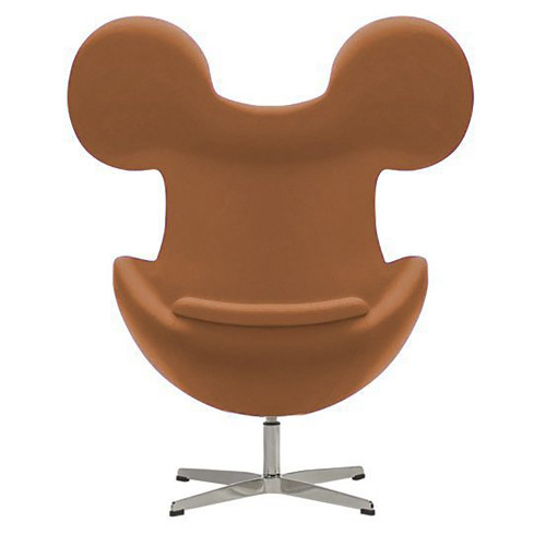 кресло egg mickey бежевое в Ижевске