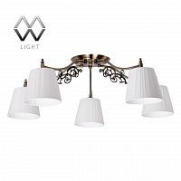 потолочная люстра mw-light моника 372011105 белая в Ижевске
