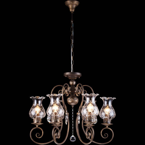 подвесная люстра arte lamp palermo a2053lm-6br в Ижевске