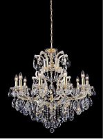 подвесная люстра crystal lux isabel sp11 gold/transparent золото в Ижевске