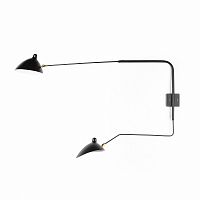 настенный светильник sconce mouille 2 лампы 2 черный в Ижевске