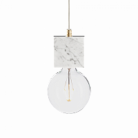 подвесной светильник marmor veldi bianco brass в Ижевске