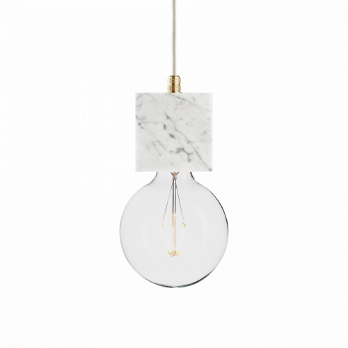 подвесной светильник marmor veldi bianco brass в Ижевске