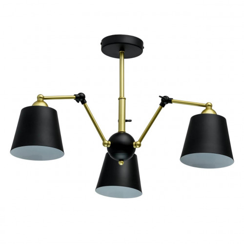 потолочная люстра mw-light таун 5 691011403 черная в Ижевске