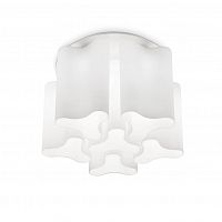дизайнерская потолочная люстра ideal lux compo pl6 белая в Ижевске