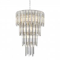 люстра gigi 13 nickel от delight collection прозрачная/никель в Ижевске