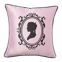 подушка с изображением женского силуэта ladies' profile pink в Ижевске