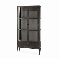 книжный шкаф altino витрина коричневый в Ижевске