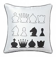 подушка с шахматами chess white в Ижевске