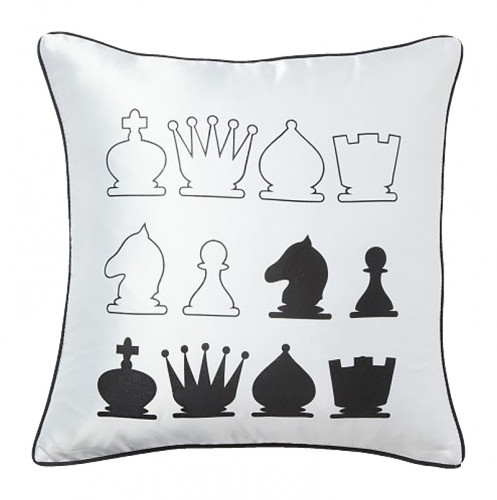 подушка с шахматами chess white в Ижевске