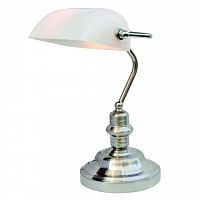 настольная лампа arte lamp banker a2491lt-1ss в Ижевске