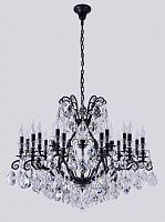 подвесная люстра crystal lux magnifico sp19 black/transparent черная в Ижевске