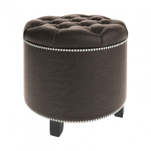 пуф круглый modena brown коричневый в Ижевске
