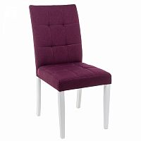 стул деревянный madina white / fabric purple в Ижевске