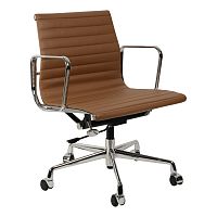 кресло eames style коричневая кожа в Ижевске