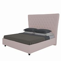 кровать двуспальная 180х200 пыльная роза из велюра quicksand в Ижевске