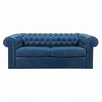 диван chesterfield прямой синий в Ижевске