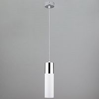 подвесной светильник eurosvet double topper 50135/1 led хром/белый в Ижевске