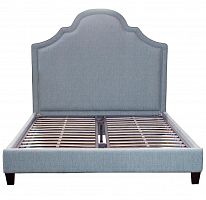 кровать двуспальная 160х200 бирюзовая из велюра guss в Ижевске
