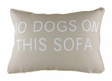 подушка с надписью no dogs on this sofa в Ижевске