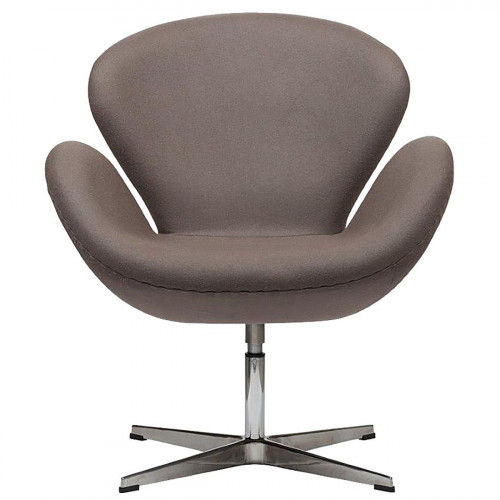 кресло swan chair серо-коричневая в Ижевске