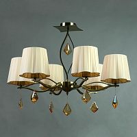 подвесная люстра brizzi bx03203/6 bronze cream в Ижевске