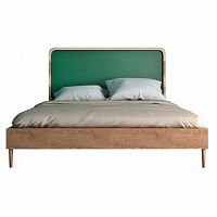 кровать деревянная двуспальная 180х200 зеленая ellipse в Ижевске